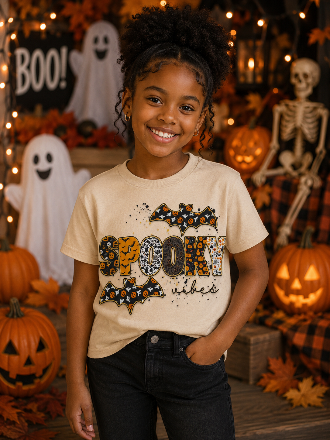 Spooky Vibes Youth Tee