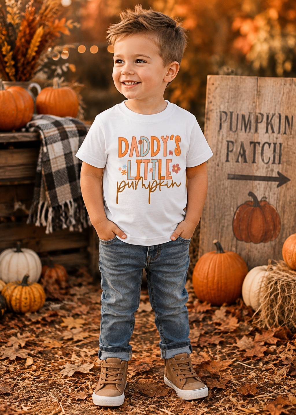 Daddy’s Little Pumpkin Toddler Tee