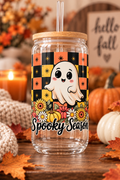 Spooky Season Glass Cup