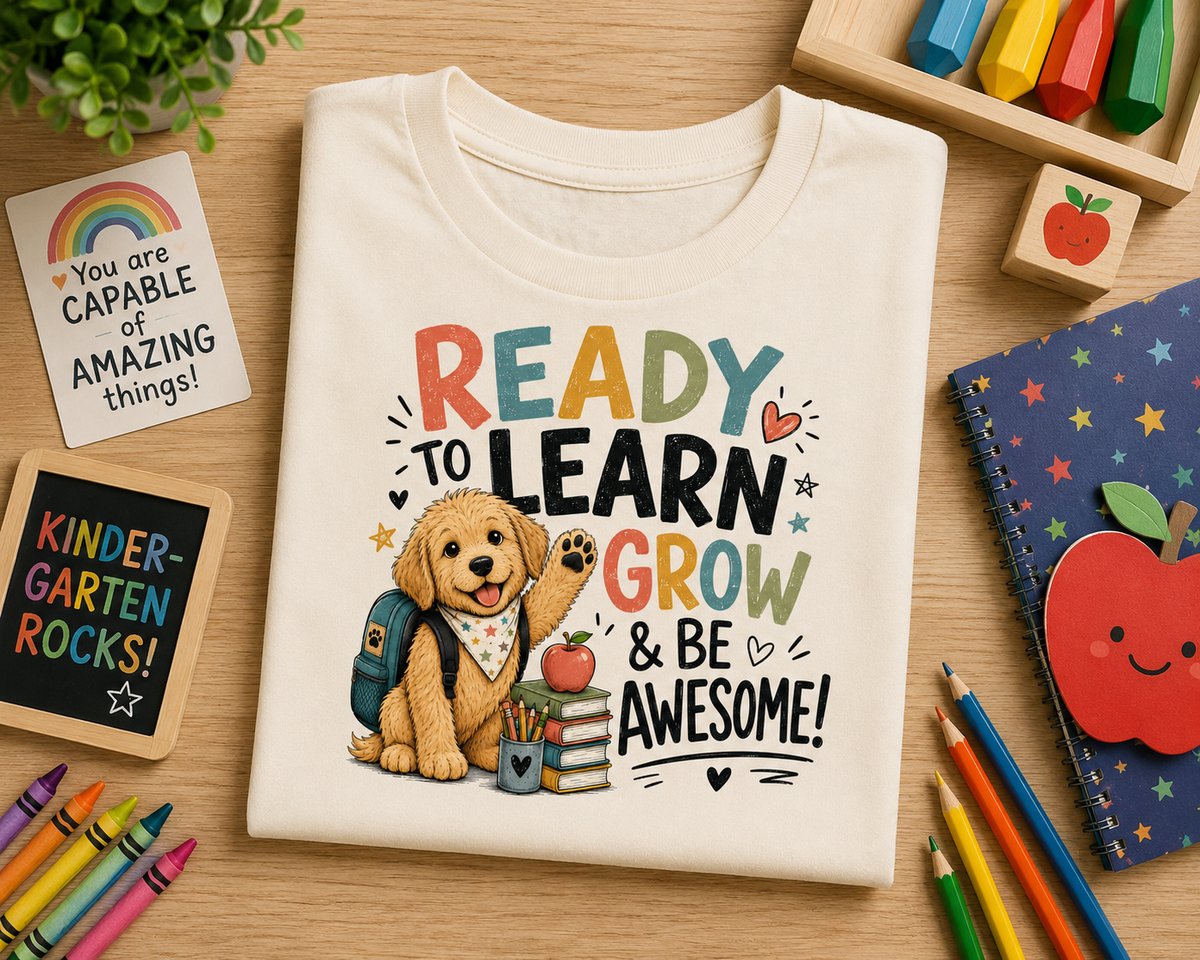 Ready to Learn, Grow & Be Awesome Tee