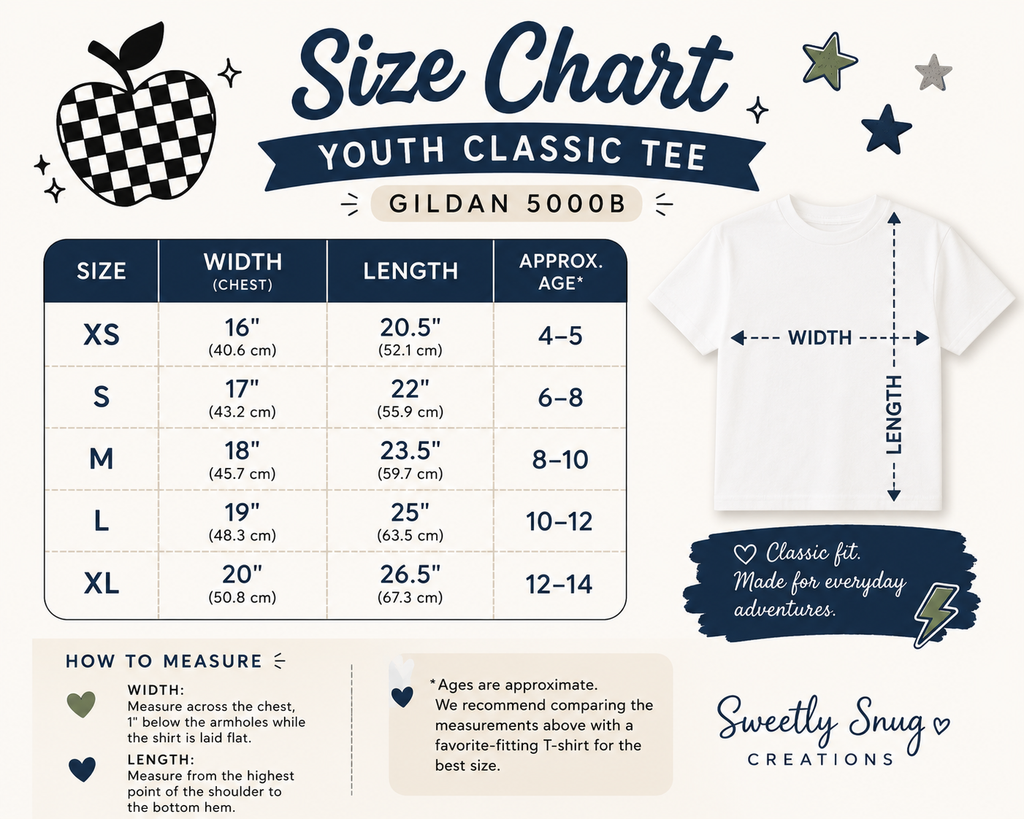 School Years Apple Tee