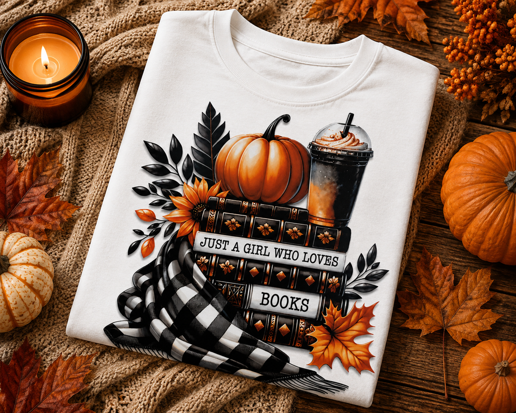 Just a Girl Who Loves Books Tee