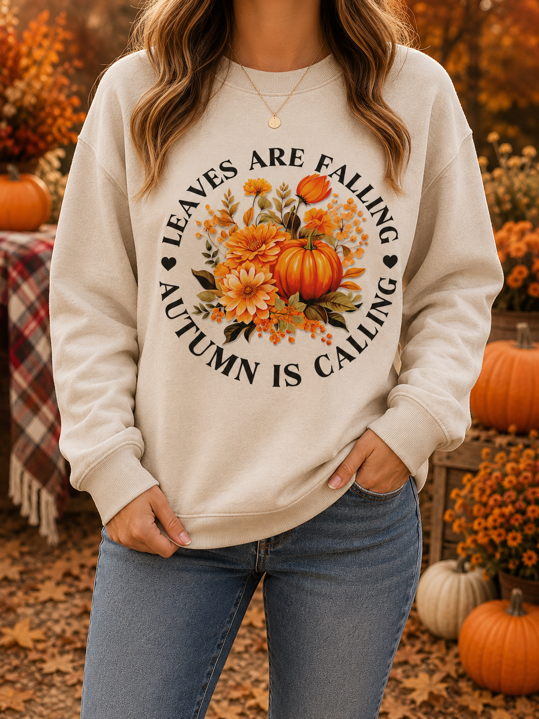 Leaves Are Falling Sweater